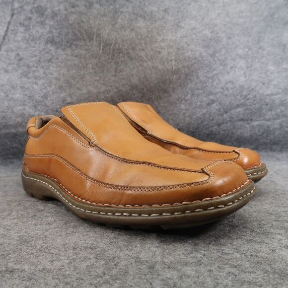 Steve Madden Shoes Mens 10 Slip On Loafer Classic Leather Casual Comfort Millen - Picture 1 of 14